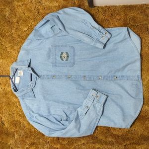 Green Bay Packers 🧀 Denim Button Up